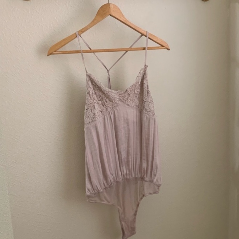 Free People Bodysuit in Mauve